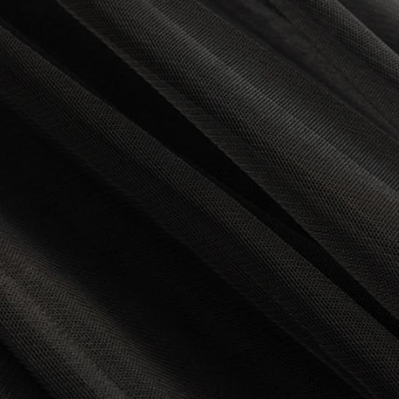 Для женщин юбки бальное платье корейский стиль волнистый сетчатый подол уличная