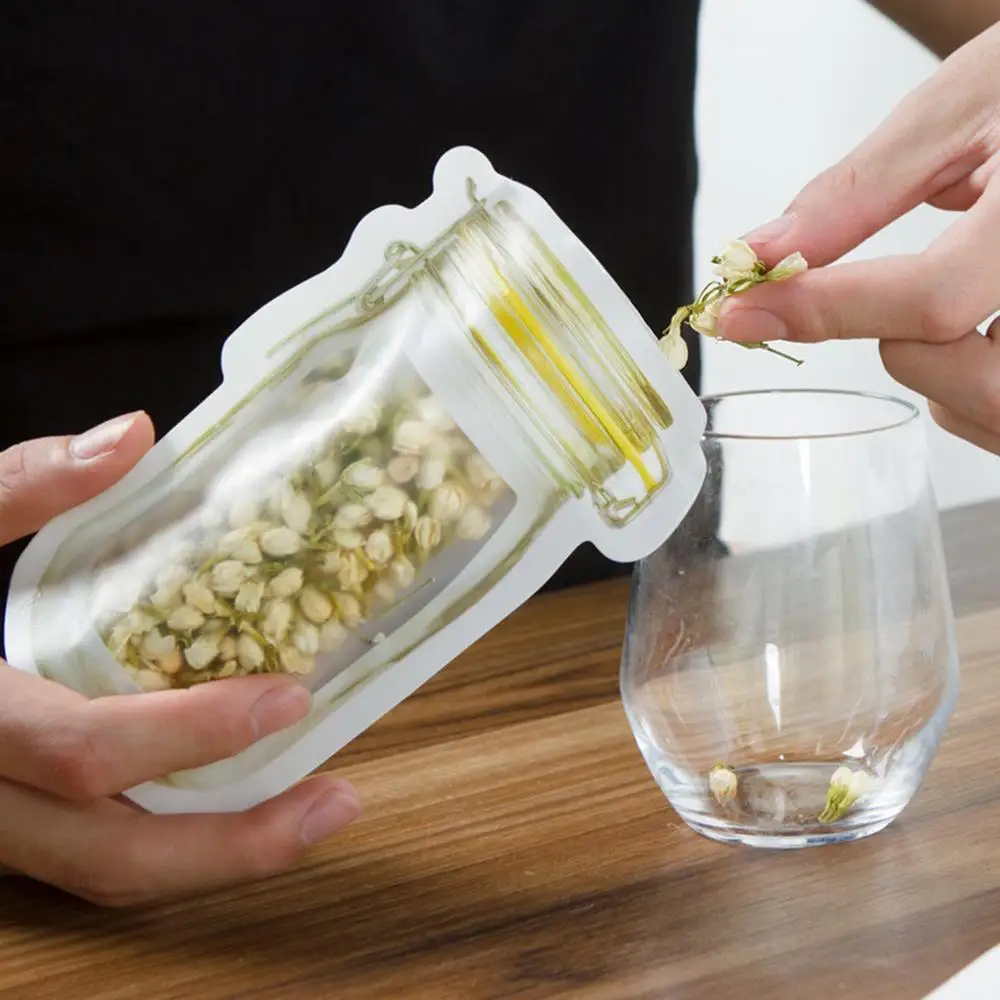 Герметичные многоразовые мешки органайзеры для банок бутылок пищевых