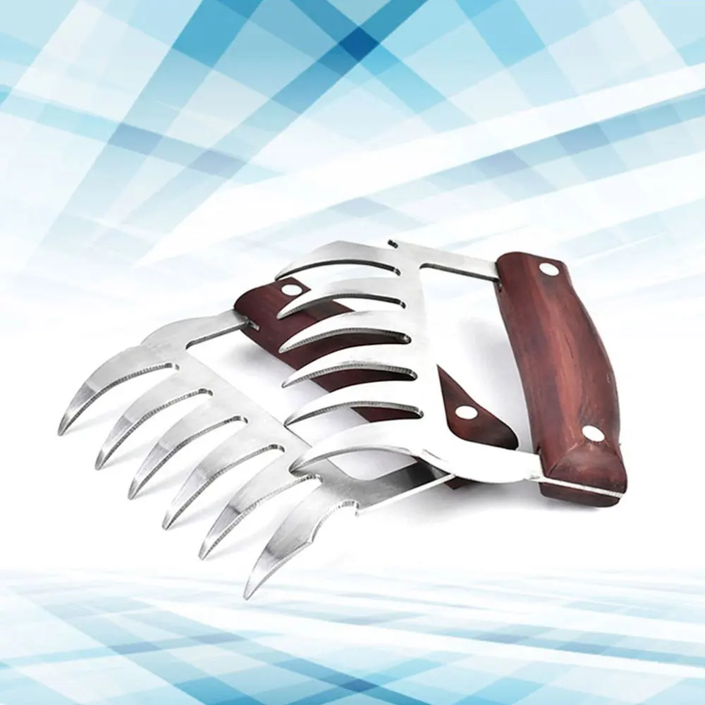 

2Pcs Bear Claw Meat Claw Meat Shredder Pork Puller for Outdoor BBQ Smoker