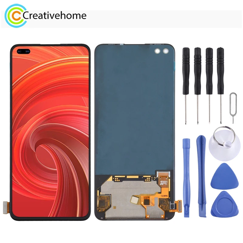 

Original Super AMOLED Material LCD Screen and Digitizer Full Assembly for OPPO Realme X50 Pro 5G