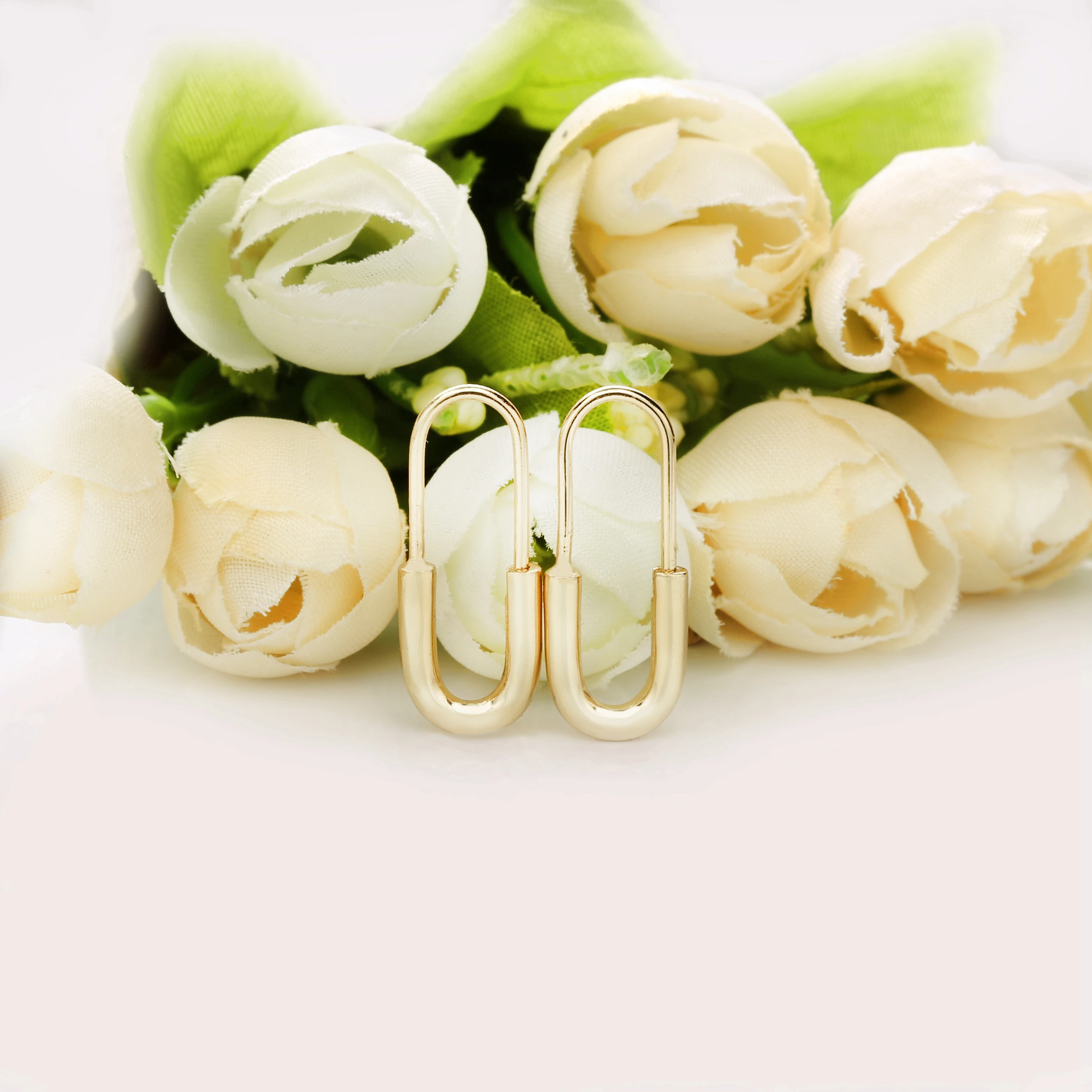 Женские серьги клипсы Moonmory простые из стерлингового серебра 925 пробы с застежкой