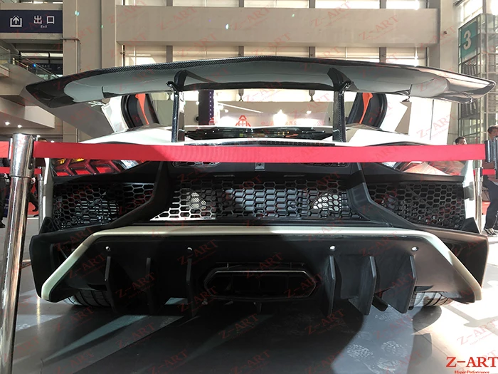 Z ART LP750 SV задний бампер для Lamborghini LP700 2011 2017 углеродное волокно Lamboghini Aventador