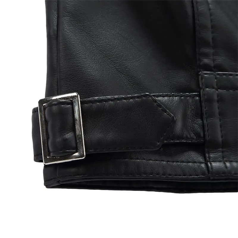 Детская куртка из искусственной кожи Famuka весенне осенняя однотонная