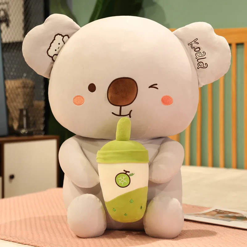 

Zqswkl 35/45/60cm kawaii milk tea koala doll cute plush toy children christmas toys birthday gift animal sleep pillow hugs