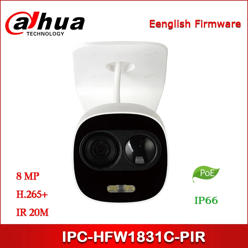 Ip камера Dahua IPC HFW1831C PIR 8MP WDR IR Mini Bullet с поддержкой POE|Камеры видеонаблюдения| |