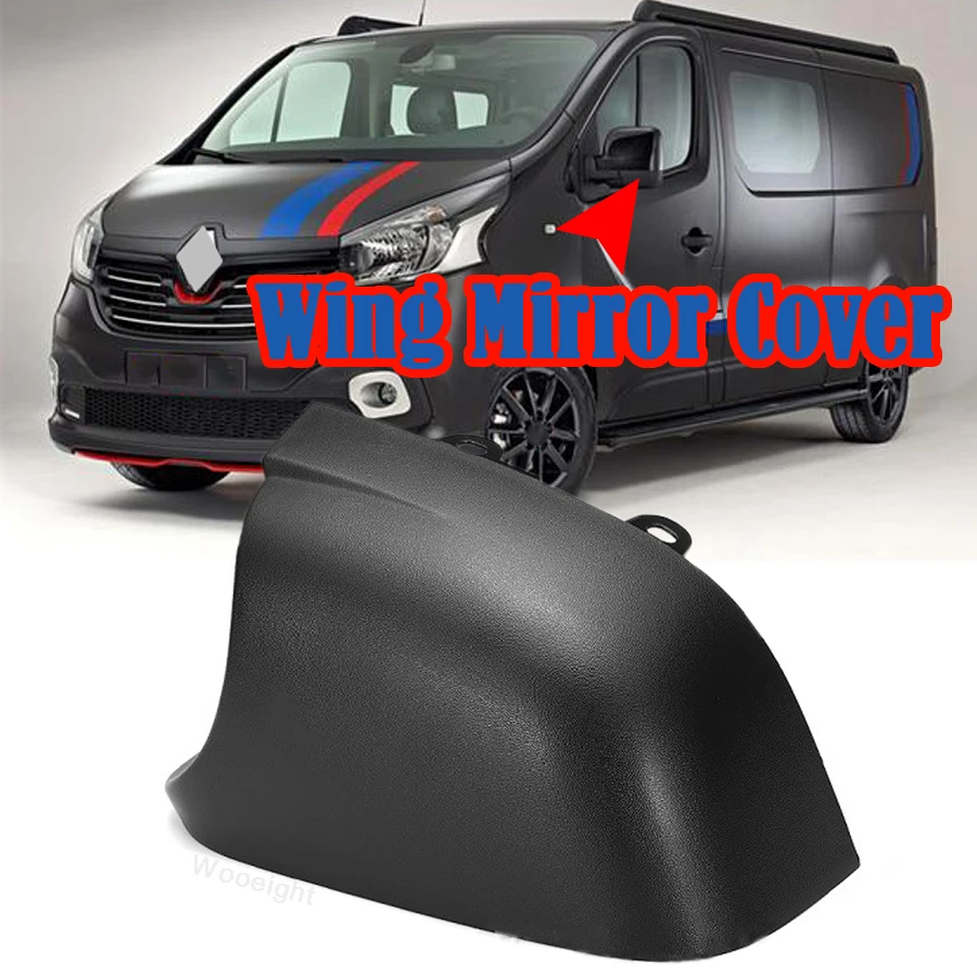 

Wooeight 1Pc Left Right Side Rear View Lower Wing Mirror Cover Cap Casing Fit for Vauxhall Vivaro Renault Trafic Van 2015-2018