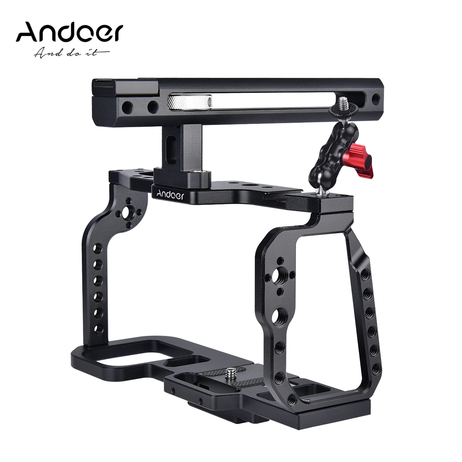 

Andoer Camera Cage For Blackmagic Pocket Cinema 4K/6K BMPCC 4K 6K Handle Grip Video Film Making Stabilizer Mounting Adapter