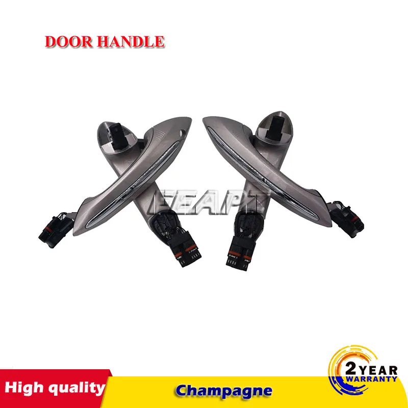champagne with comfort access exterior door handle for BMW 7 series F01 F02 F03 730d 730i 740d 740i 750i 760i