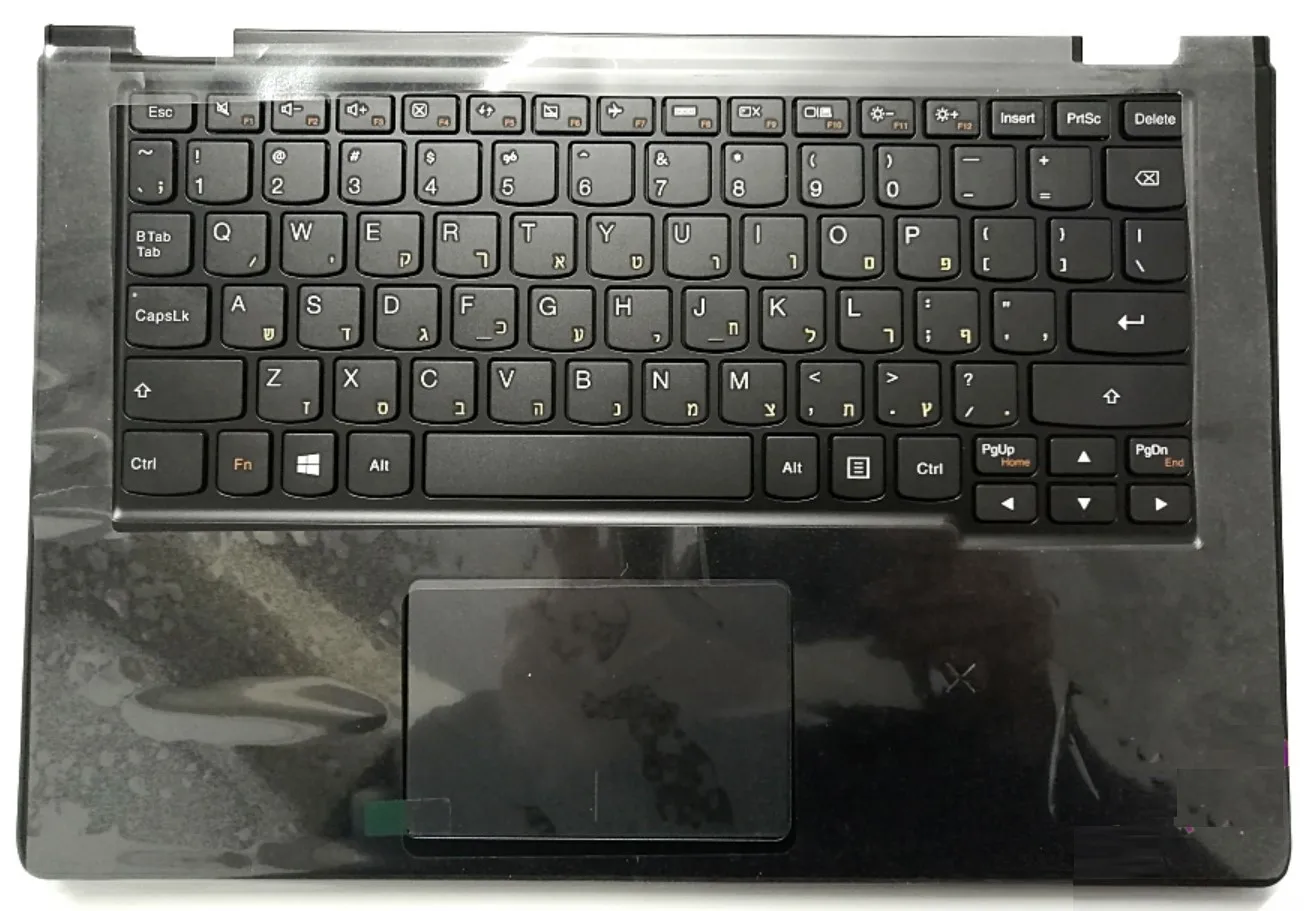 MEIARROW Новинка для Lenovo Yoga 2 11 -11 Упор рук верхняя крышка Иврит Клавиатура Сенсорная
