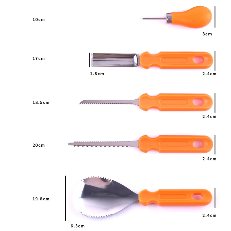 Набор инструментов для резки в виде тыквы 14 шт. многоразовые фонари Хэллоуина DC156