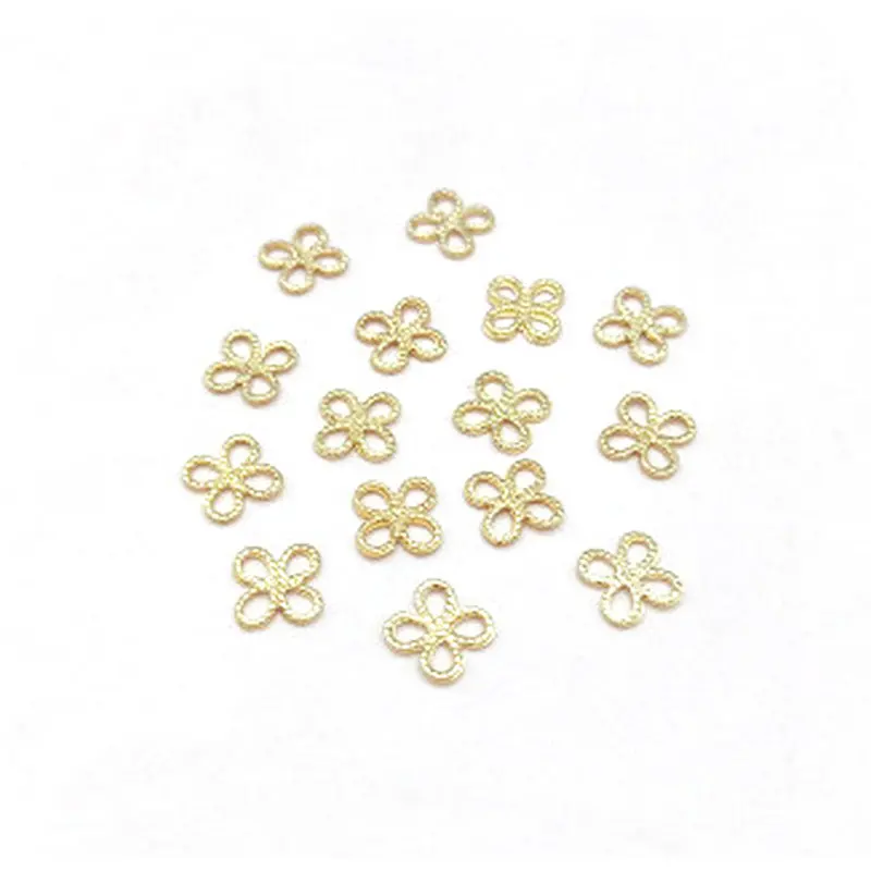 

20 pcs/lot Alloy Creative Gold Pearls Rhinestone Buttons Ornaments Earrings Choker Hair DIY Jewelry Accessories Handmade