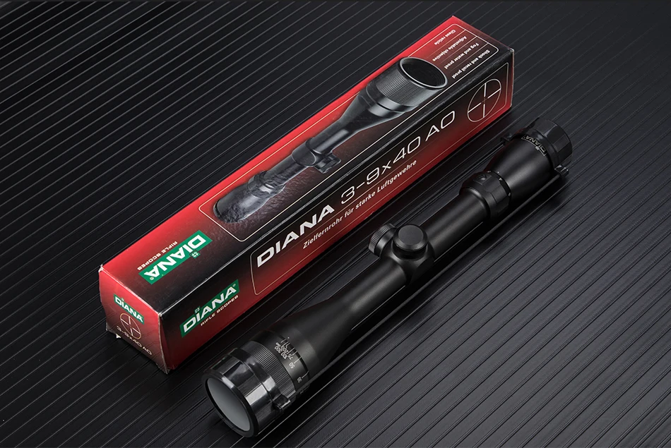 DIANA 3-9X40 AO тактический оптический прицел одна трубка крест точка сетка оптический прицел Охотничья винтовка прицел