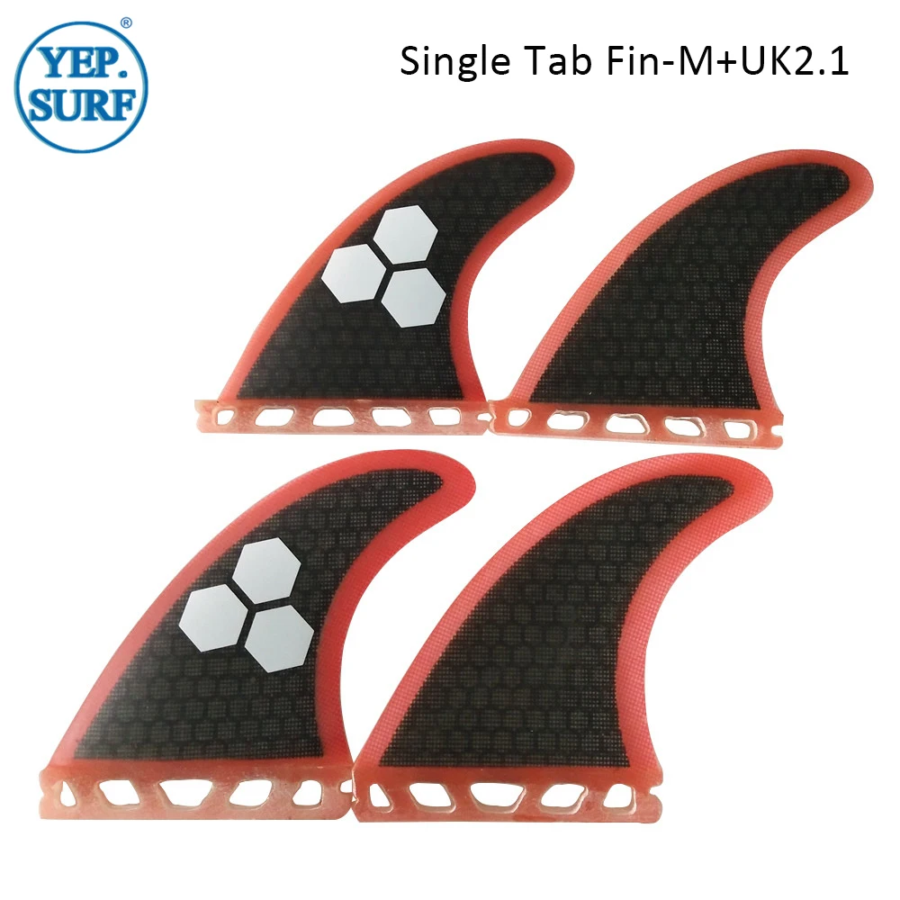 Доска для серфинга Quad Fin M + UK2.1 Honeycomb 4 шт./компл. | Спорт и развлечения