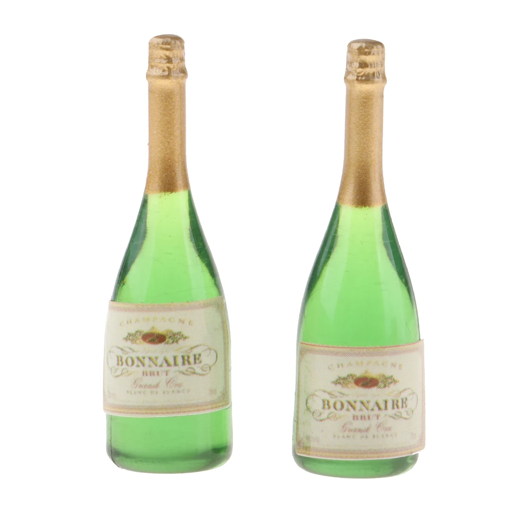 Миниатюрные бутылки для кукольного домика шампанского еда коллекционные