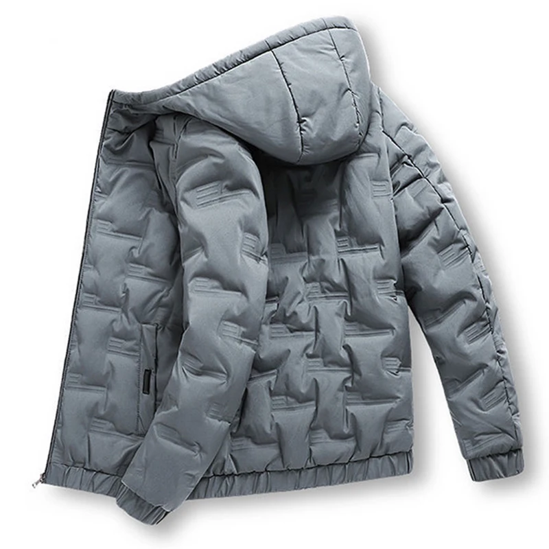 

Куртка мужская на белом утином пуху, Осень-зима, повседневная, легкая, большие размеры 5XL, 2021