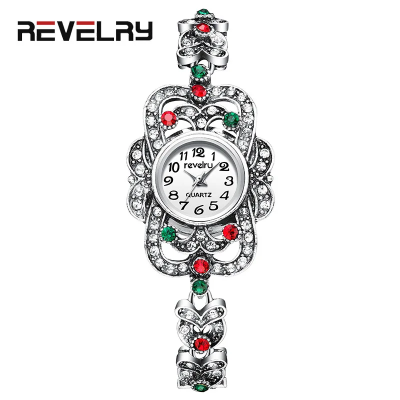 

Женские Элегантные наручные часы Reloj, Женские Аналоговые кварцевые часы со стразами