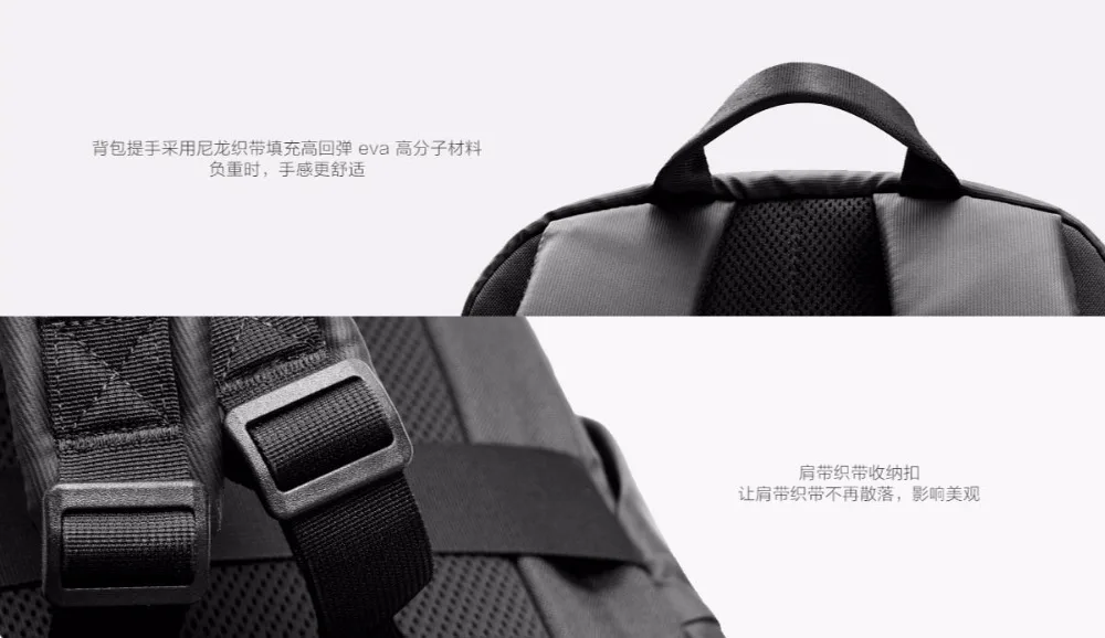 xiaomi Рюкзак Простой повседневный рюкзак 20L сумка большой емкости для мужчин и женщин 450g ультралегкий водонепроницаемый рюкзак для ноутбука