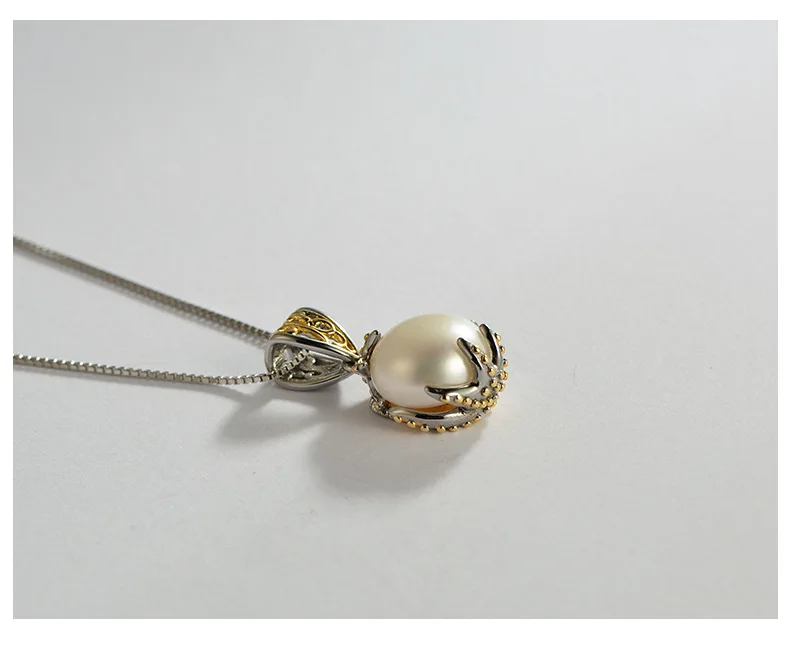 

S925 Silver Accessories Circle Necklace Necklace Women's Custom Necklace