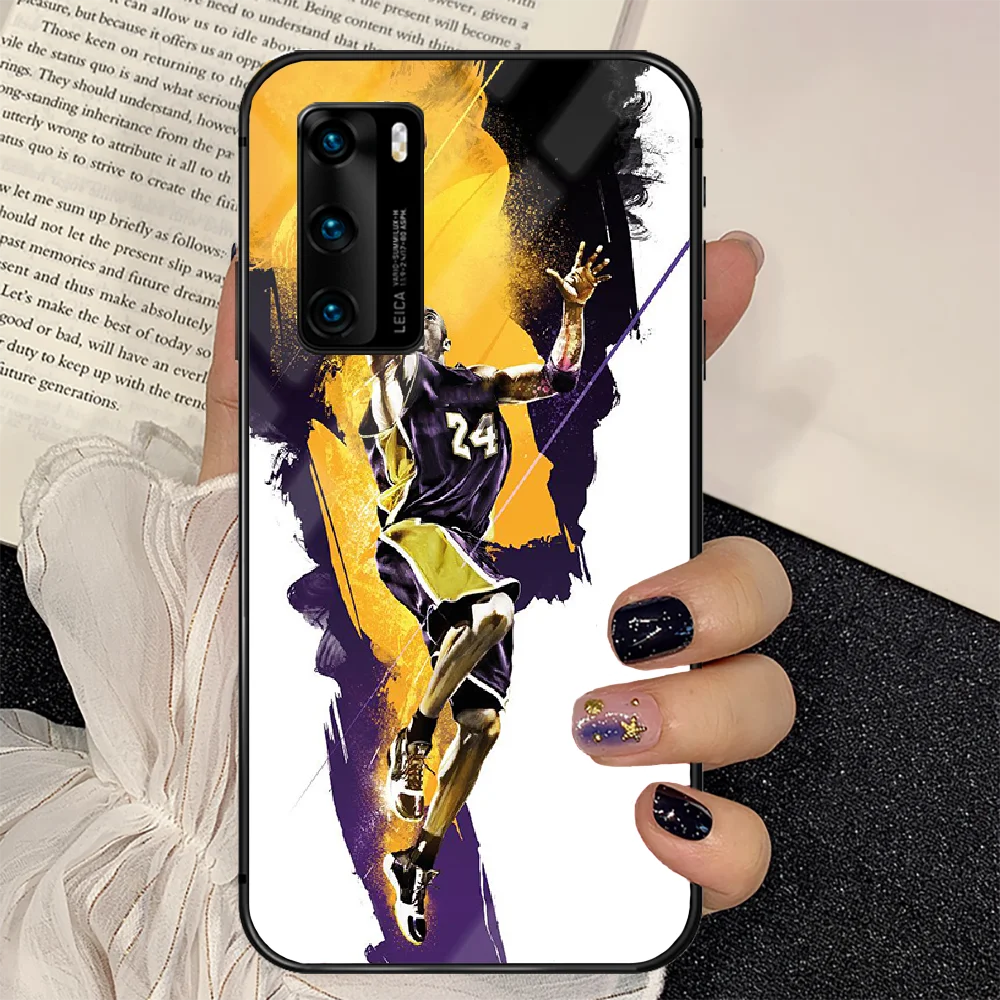 

Basketball 24 Kobe Phone Tempered Glass Case Cover For Huawei P Nova Mate 5T 20 30 40 E Pro Lite Smart 2019 2021 Pretty