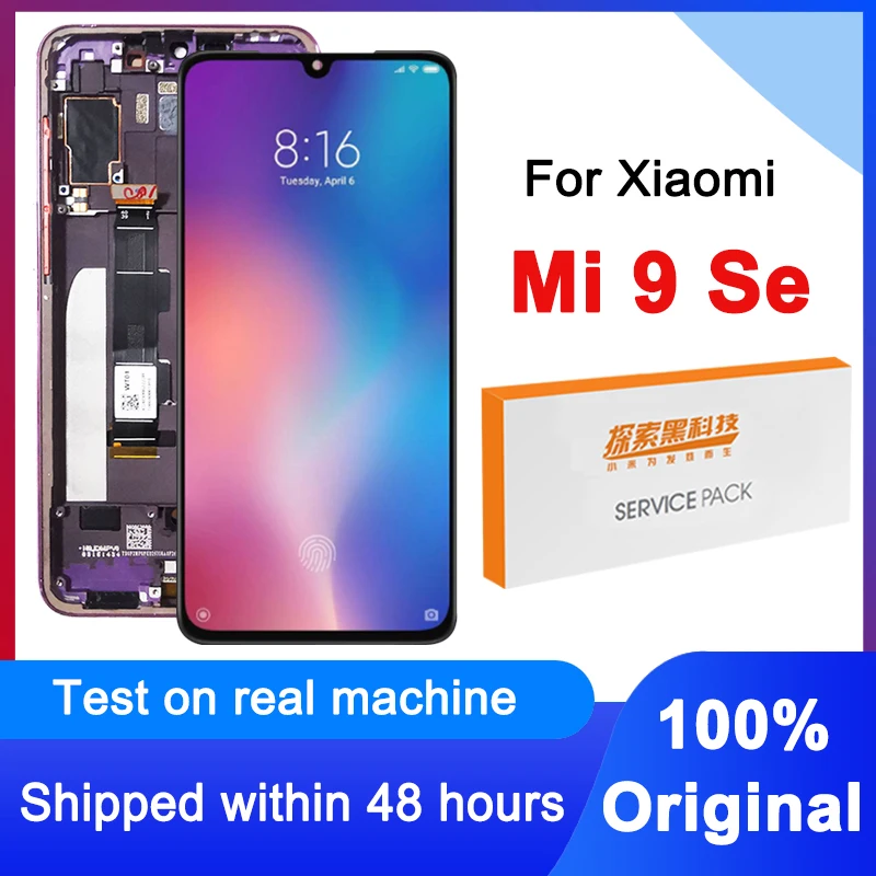 100% Оригинальный ЖК дисплей AMOLED 5 97 дюйма для Xiaomi Mi 9 Se сенсорный экран дигитайзер в