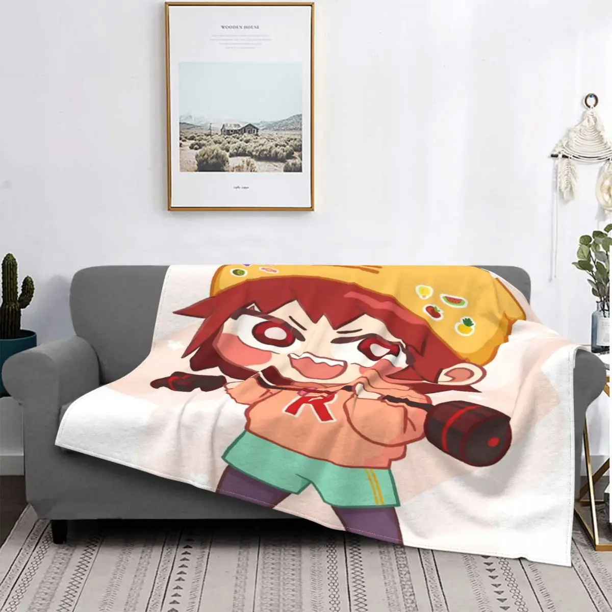 

Kirishima-vestidos como su signo del zodiaco, manta, colcha para cama, a cuadros, pícnic, a cuadros, manta doble, colchas para c