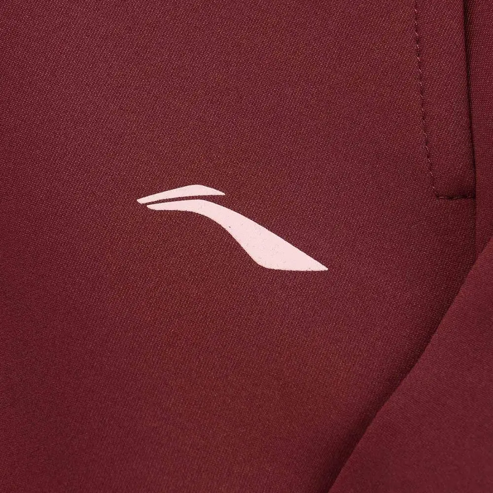 Li-Ning, женские тренировочные спортивные штаны, свободный крой, 92% полиэстер, 8% спандекс, карманы, подкладка, спортивные брюки AKLP462 WKY262