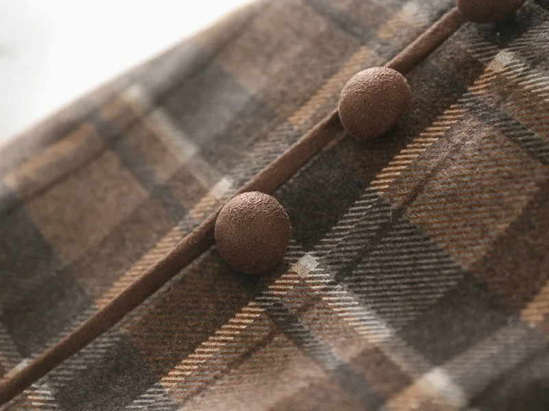 Бархатная клетчатая юбка для девочек одежда малышей детская оптовая продажа |