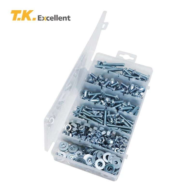 Комплект т. К. Отличный 405 шт./компл. винты комбинированные с круглой головкой и