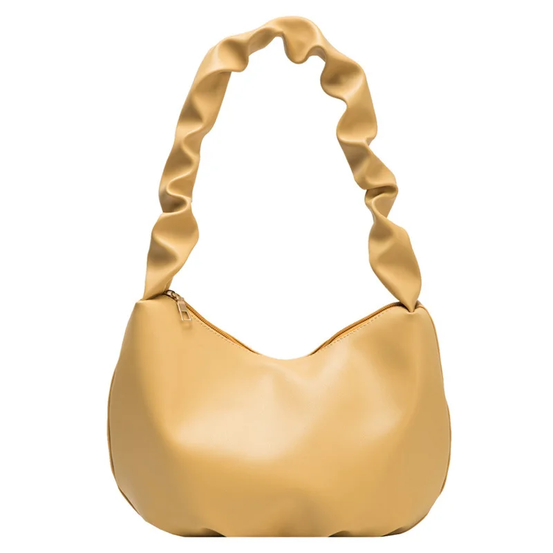 

2021 New Arrivals Women Underarm Bag Prepp Style Casual Solid Color Ladies Baguette Fashion Design Girls Small Shoulder Bag