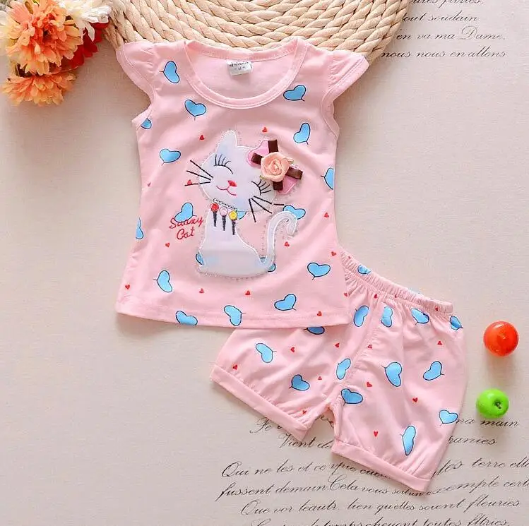 BibiCola/2019 г. Модные комплекты летне осенней одежды для маленьких девочек детский спортивный костюм платье из 2