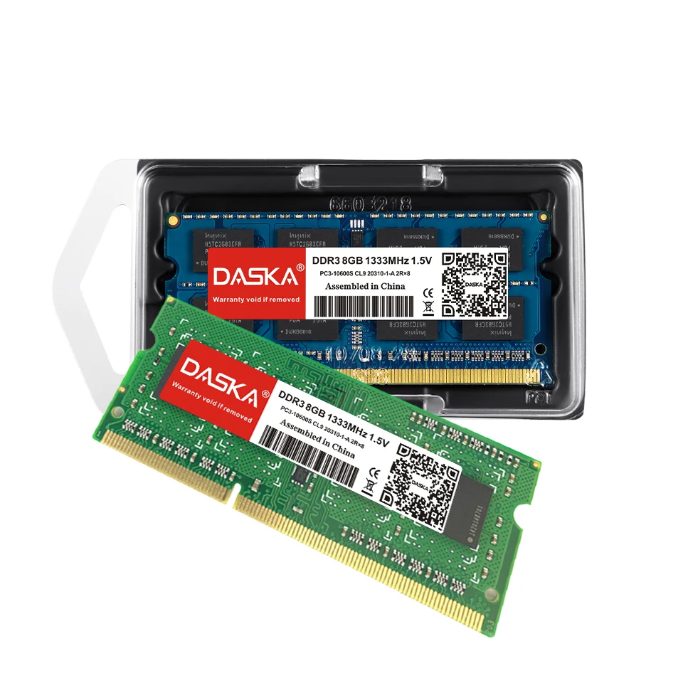DASKA ноутбук Оперативная память DDR3 2 ГБ/4 ГБ/1600/1333 МГц SO DIMM DDR 3 Тетрадь памяти 204pin 1 5 V