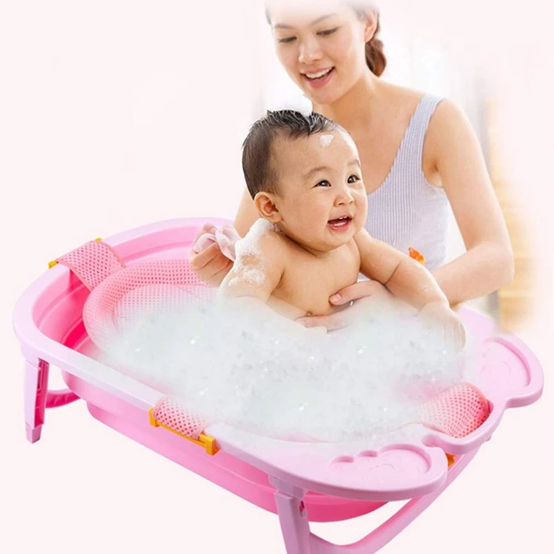 Детский коврик для купания с четырьмя защитными уголками удобная детская Ванна