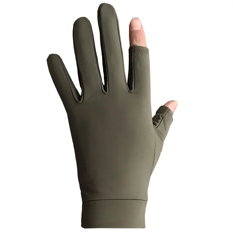 Новые летние мужские тонкие эластичные велосипедные перчатки отсутствуют два