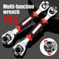 wrench 48 in 1 tools socket works with spline bolts torx 360 degree 6 point universial furniture car repair 250mm torque wrench