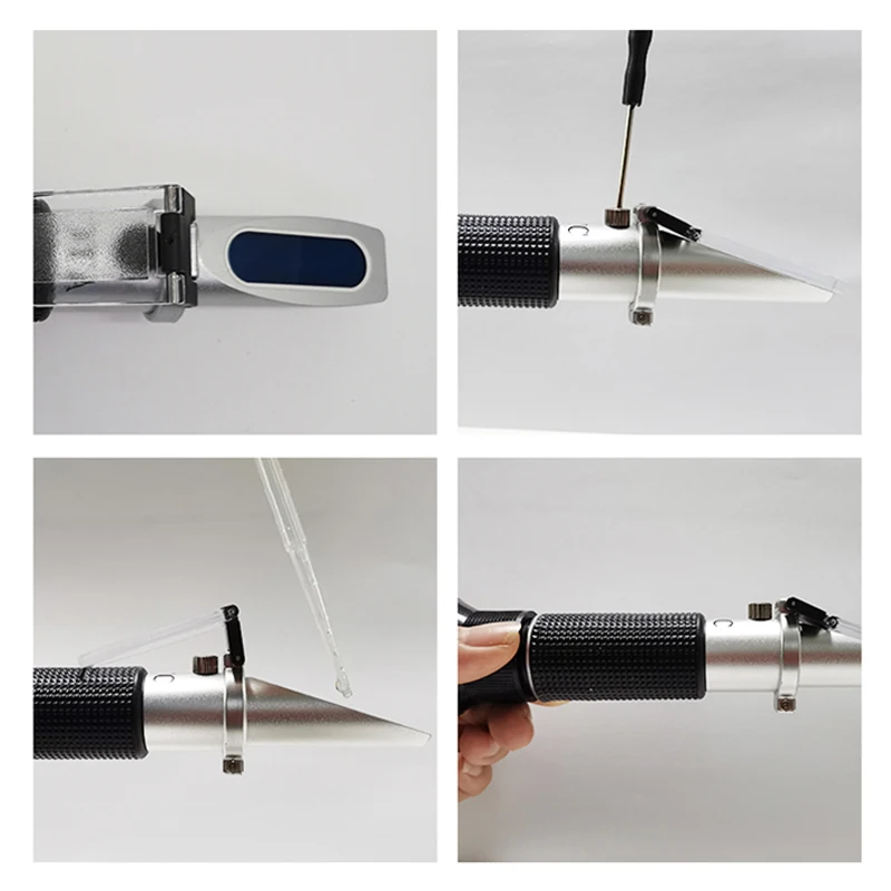 Refractometer Pet Urine Specific Gravity Meter Veterinary Serum Plasma Protein Hemoglobin Tester Cats and Dogs Hydrometer | Инструменты