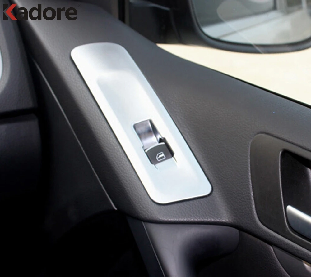Для Volkswagen vw Tiguan 2012 2013 2014 2015 ABS Матовый внутренняя двери окна кнопка включения