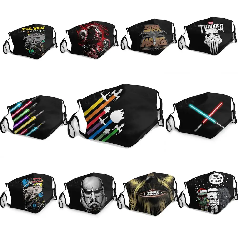 Маска для рта Звездные войны космические корабли X-wing винтажная Солнцезащитная