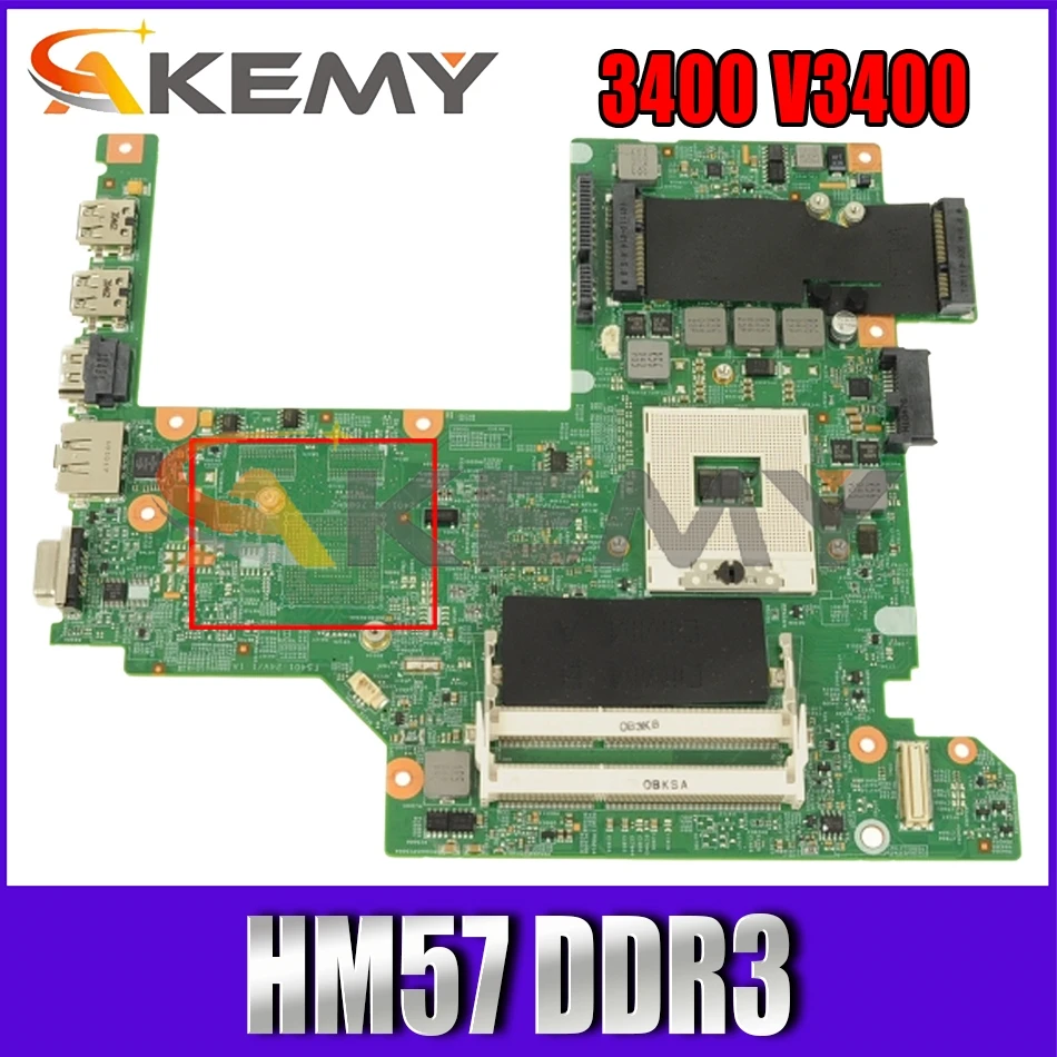 

Высококачественная материнская плата для ноутбука Dell Vostro 3400 V3400 09297-1 48,4es11. 011 CN-0KDVWC 0KDVWC с HM57 DDR3 100% полностью протестирована