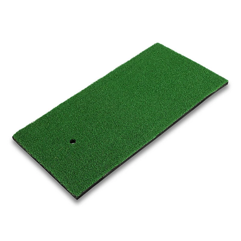 

Outdoor Putter Grass Pad Golf Swing Exerciser Mat Multi-Function with Tee Holder