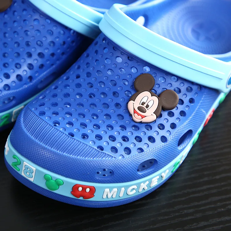 Шлепанцы для девочек и мальчиков пляжные тапочки сада воды с мультяшным рисунком