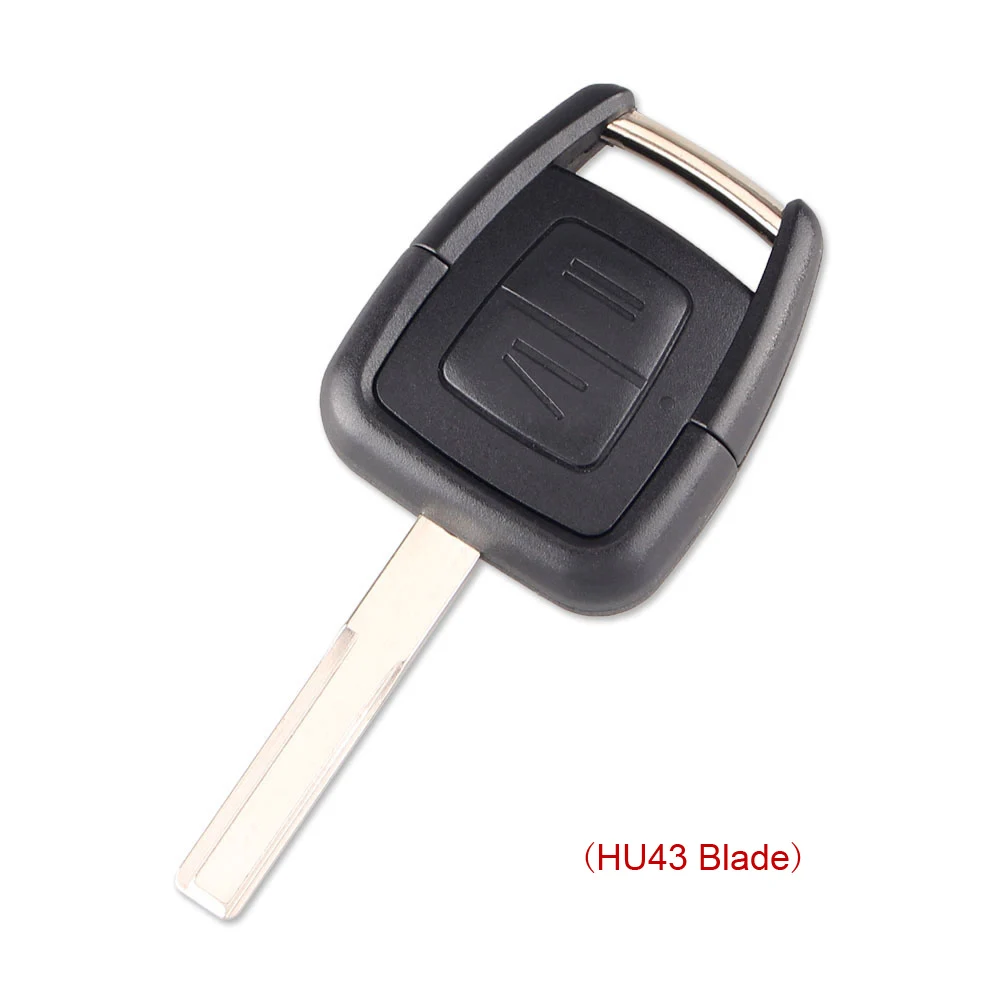 HU43 Blade KEYYOU, 2 кнопки дистанционного ключа, чехол, брелок для ключа автомобиля+ пустой клинок, не вырезанный для Vauxhall OPEL Vectra Astra Zafira, Сменный Чехол - Количество кнопок: HU43 Blade