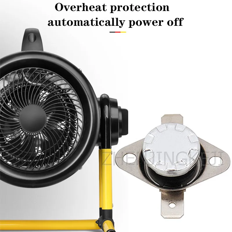 

220v/3KW Household Heater Industrial Dryer Bathroom Waterproof Electric Heater Electric Fan Culture Heating