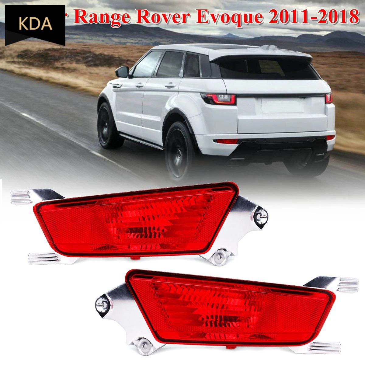 

Auto Rear Bumper Reflector Warning Light Cover No Bulb For Land Rover Range Rover Evoque 2011 2012 2013 2014 2015 2016 2017 2018