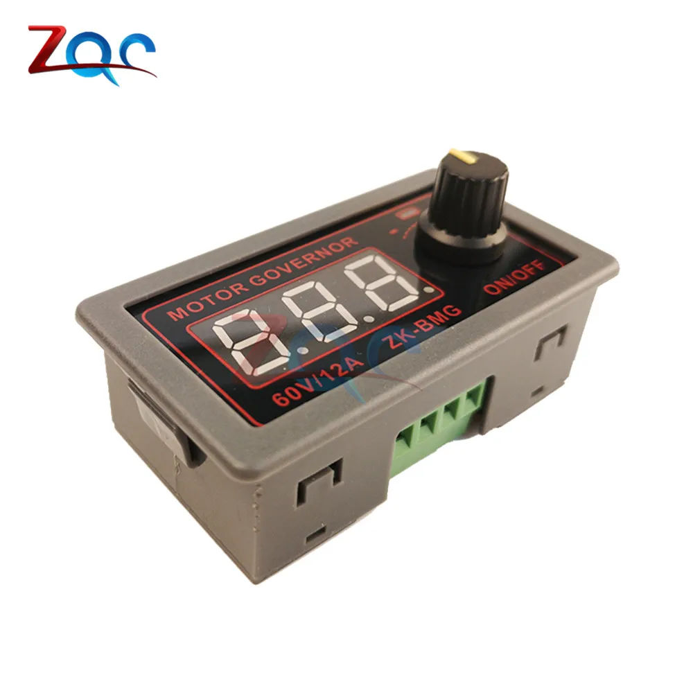 DC 9 60V 12V 24V 48V 12A 500W генератор сигналов PWM контроллер скорости двигателя постоянного