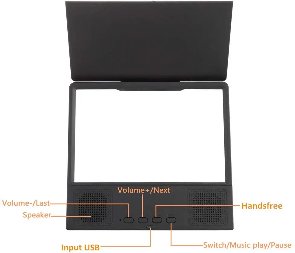 8 дюймовый 3D усилительный экран телефона тонкий складной мобильный телефон