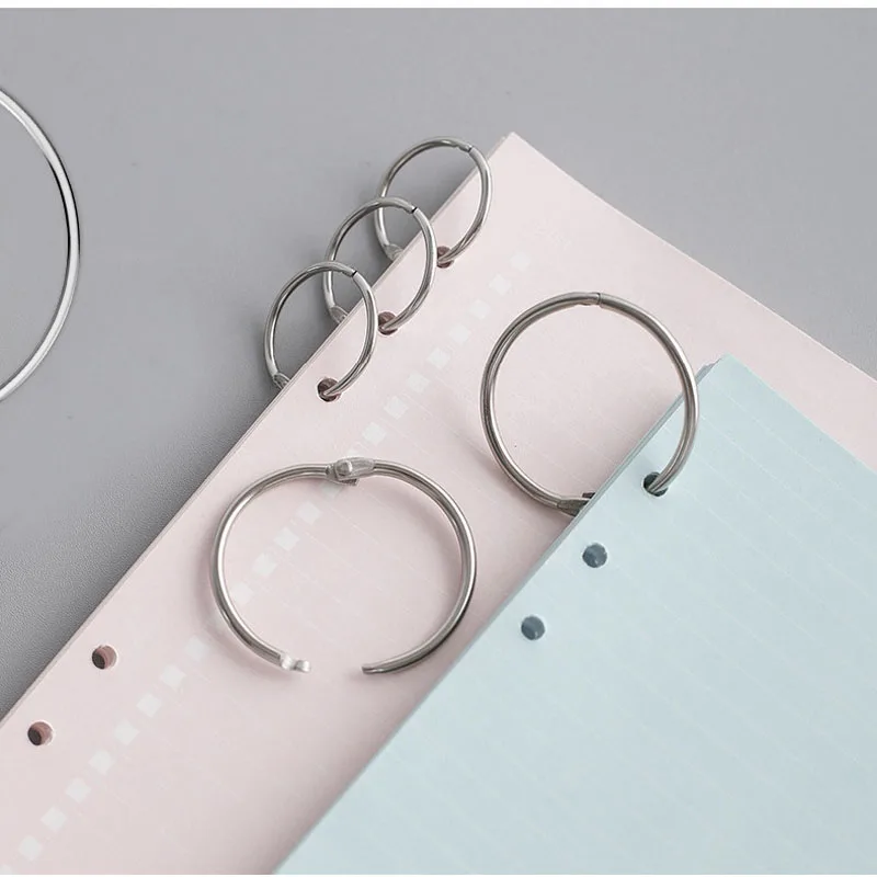 

40pcs16 мм металлическое удерживающее кольцо связывающее кольцо Пряжка никелированное кольцо