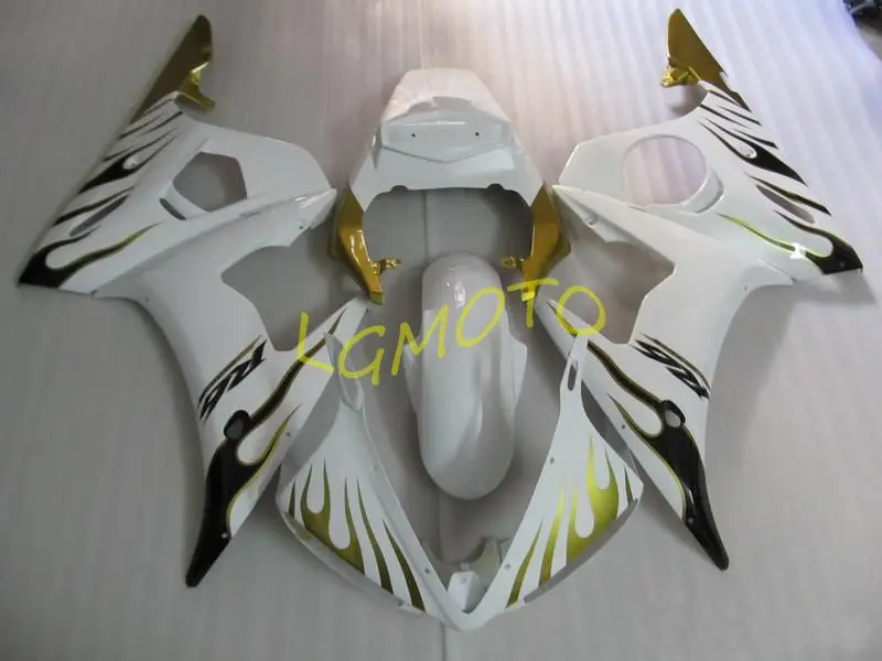 

Обтекатели для мотоцикла YZF R6 03 04 05, с черной крышкой, для Yamaha YZFR6 2003 2004 2005, жемчужные, белые, желтые