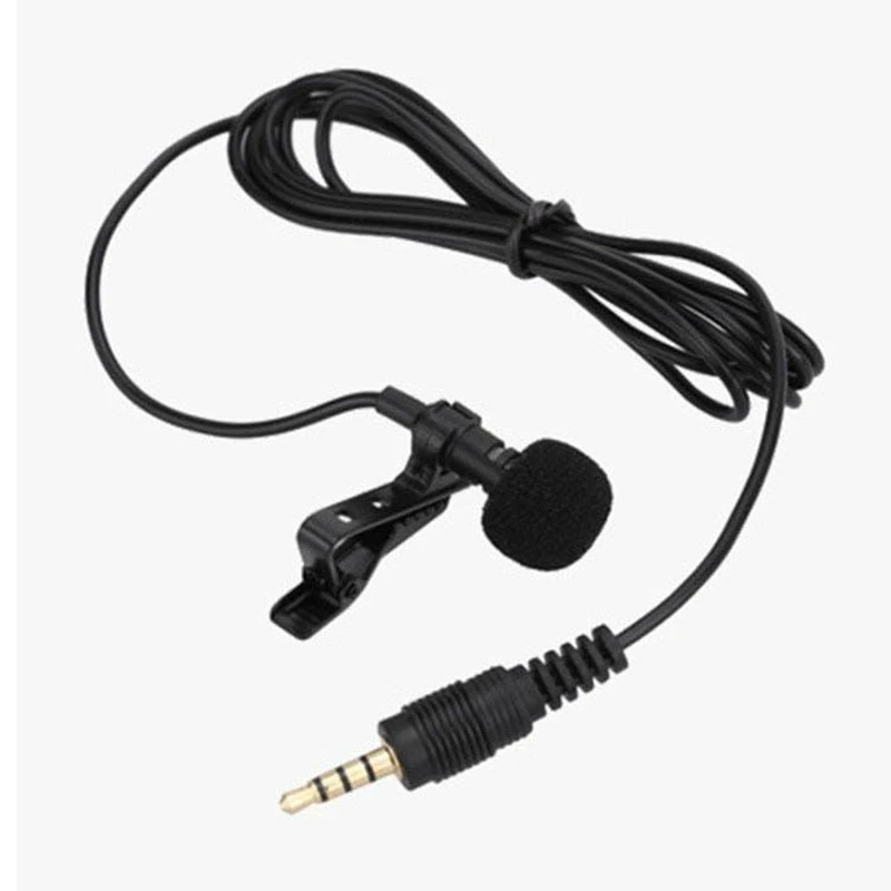 

Микрофоны с портом 1,5 м, 2,0 в, 1 шт., для сотового телефона, для записи видео, универсальный порт 3,5 мм, с губкой, защита от шума и ветра