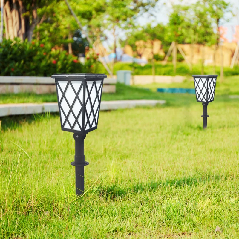 

Светодиодный солнечный свет огни пламени мерцание открытый IP65 Водонепроницаемый стенная солнечна газонные лампы фары Колонка для двор