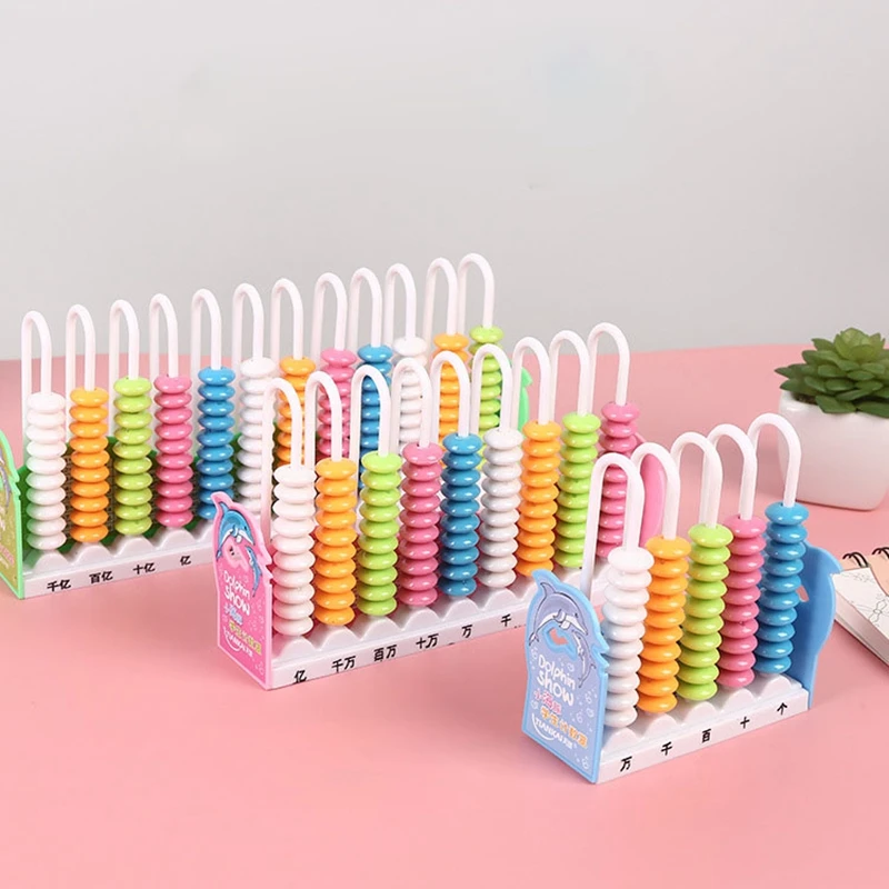 Креативный мультяшный 5 линейный счетчик Детский обучающий пазл с цифрами